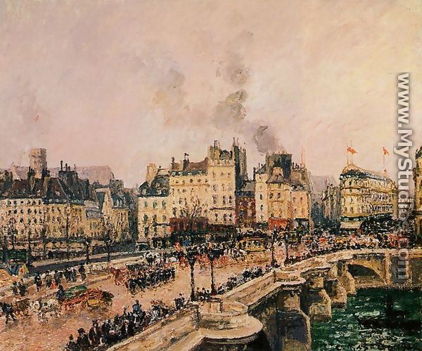 The Pont-Neuf I - Camille Pissarro