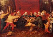 Giving Presents at a Wedding - Pieter the Elder Bruegel