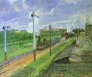 The Train, Bedford Park - Camille Pissarro