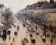 Boulevard Montmartre: Winter Morning - Camille Pissarro