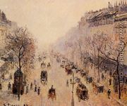 Boulevard Montmartre: Morning, Sunlight and Mist - Camille Pissarro
