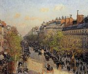 Boulevard Montmartre: Sunset - Camille Pissarro