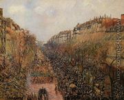 Boulevard Montmartre: Mardi-Gras - Camille Pissarro