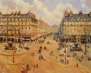 Avenue de l'Opera: Morning Sunshine - Camille Pissarro