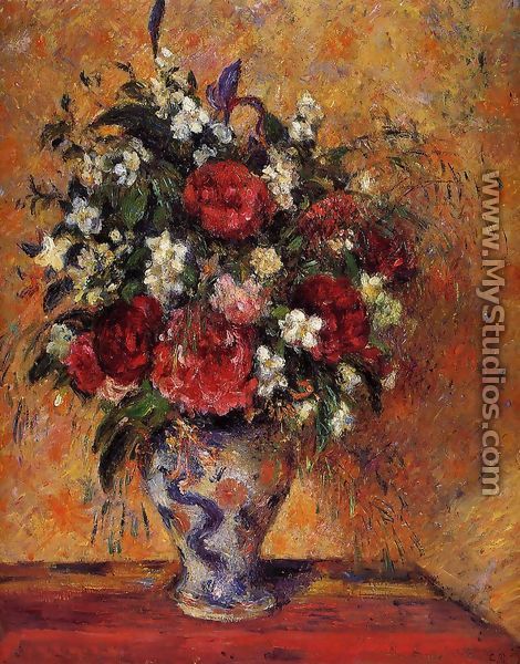 Vase of Flowers - Camille Pissarro