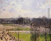 The Tuileries Gardens: Winter Afternoon - Camille Pissarro