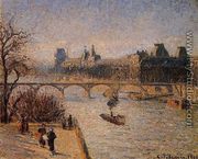 The Louvre I - Camille Pissarro