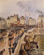 The Pont-Neuf: Rainy Afternoon - Camille Pissarro
