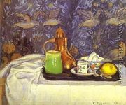 Still Life with a Coffee Pot - Camille Pissarro