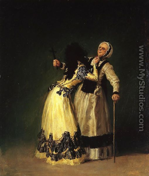 The Duchess of Alba and Her Duenna - Francisco De Goya y Lucientes