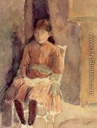 Portrait of Jeanne, the Artist's Daughter - Camille Pissarro