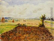 Landscape at Eragny, Clear Weather - Camille Pissarro