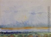Eragny, Sunset - Camille Pissarro