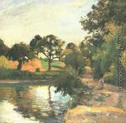 Bridge at Montfoucault - Camille Pissarro