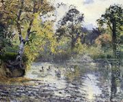 The Pond at Montfoucault - Camille Pissarro