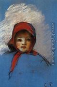 Portrait of Jeanne-Rachel (Minette) - Camille Pissarro