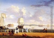 The Battery and Harbor, New York - Thomas Birch