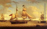 Ship off Liverpool - Robert Salmon