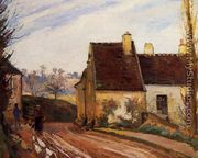 Homes near the Osny - Camille Pissarro