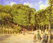 Town Garden in Pontoise - Camille Pissarro