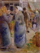 The Market - Camille Pissarro