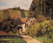 Village Church - Camille Pissarro