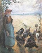 Turkey Girl - Camille Pissarro