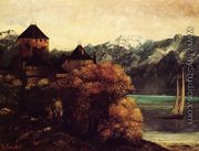 The Chateau de Chillon - Gustave Courbet