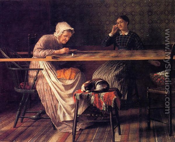 A Quilting Party - Enoch Wood Perry