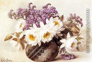 Flowers in an Indian Basket - Paul De Longpre