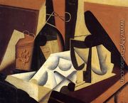 Still Life with White Tablecloth - Juan Gris