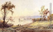 Along the Hudson - Jasper Francis Cropsey