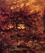 Fall at the Jean-du-Paris, in the Forest of Fontainebleau - Etienne-Pierre Theodore Rousseau