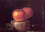 Fruit Piece: Apples on Tin Cups - William Sidney Mount