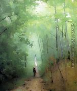 Landscape at Fontainebleau Forest - Abbott Handerson Thayer