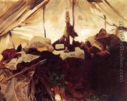 Inside a Tent in the Canadian Rockies - John Singer Sargent