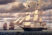 Clipper Ship 'Southern Cross' Leaving Boston Harbor - Fitz Hugh Lane