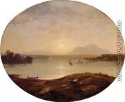 View on the Hudson River - Jasper Francis Cropsey