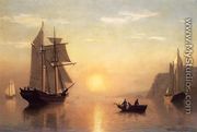 Sunset Calm in the Bay of Fundy - William Bradford