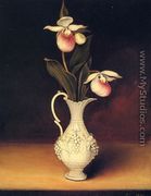Lady Slippers in a Parian Vase - Anna Claypoole  Peale