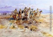 Indian Scouting Party - Charles Marion Russell