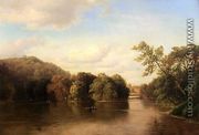 Boating down the River - Gottlieb Daniel Paul Weber