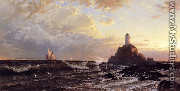 The Lighthouse 2 - Alfred Thompson Bricher