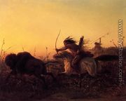 Indian Buffalo Hunt - Carl (Charles Ferdinand) Wimar