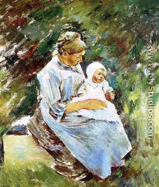 Mother and Child - Theodore Robinson