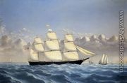 Clipper Ship 'Golden West' of Boston, Outward Bound - William Bradford