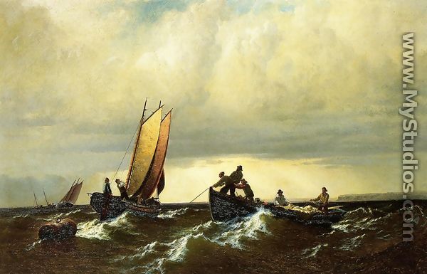 Fishing Boats on the Bay of Fundy I - William Bradford