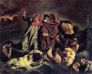 The Barque of Dante (after Delacroix) - Edouard Manet