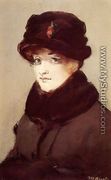 Woman in Furs, Portrait of Mery Laurent - Edouard Manet