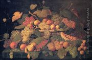 Still Life: An Abundance of Fruit - Severin Roesen